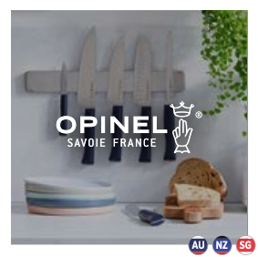 Opinel Outdoor and Kitchen Knives Australia New Zealand Singapore